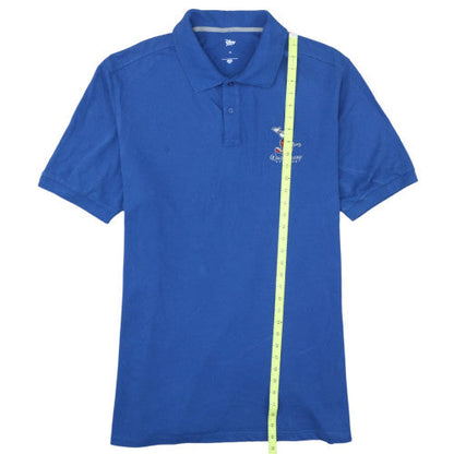 Disney Store Men’s Blue Mickey Mouse Walt Disney Studios Polo 2XL Cotton