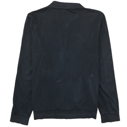 Hugo Boss Men's Black Full Zip Collared Sweatshirt Size S