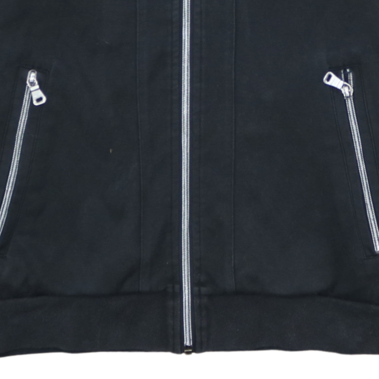 Hugo Boss Men's Black Full Zip Collared Sweatshirt Size S