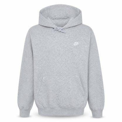 Nike Mens Grey Pullover Hoodie Fleece Regular Fit Size M