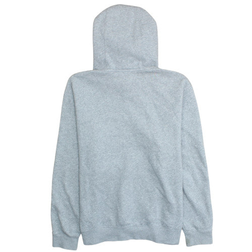 Nike Mens Grey Pullover Hoodie Fleece Regular Fit Size M