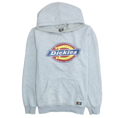Dickies Men's Grey XL Pullover Hoodie Logo Fleece Sweatshirt