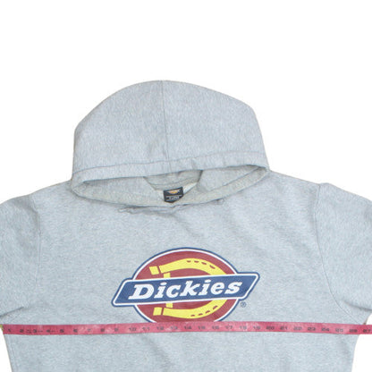 Dickies Men's Grey XL Pullover Hoodie Logo Fleece Sweatshirt