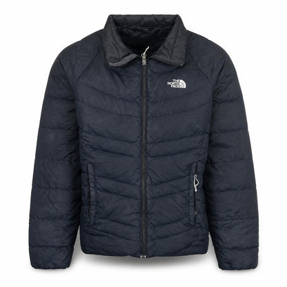 The North Face Womens Black Small Puffer Jacket Quilted Lined Zip