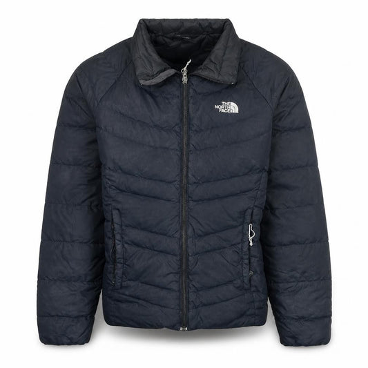 The North Face Womens Black Small Puffer Jacket Quilted Lined Zip
