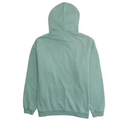 Stussy Men Green Pullover Hoodie Sweatshirt M Regular Fit Logo