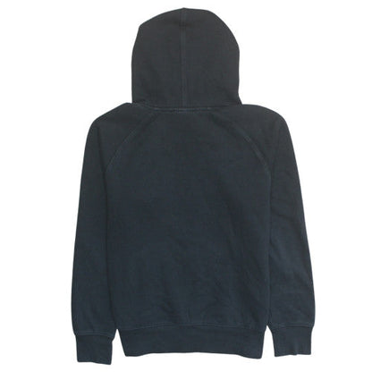 New Balance Women's Black Pullover Hoodie L Cotton Blend Logo Print