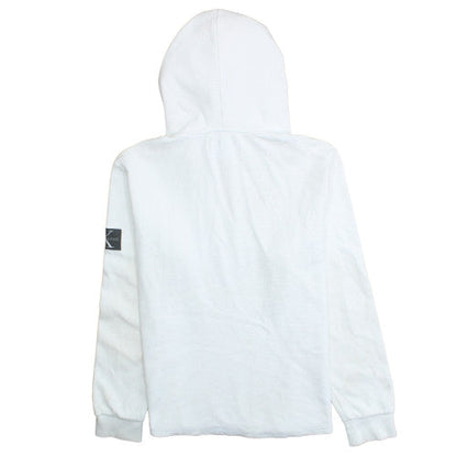 Calvin Klein Jeans Men's White Pullover Hoodie 2XL
