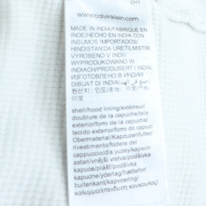 Calvin Klein Jeans Men's White Pullover Hoodie 2XL