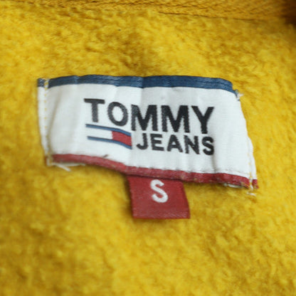 Tommy Jeans Womens Yellow Crew Neck Pullover Sweatshirt Size S