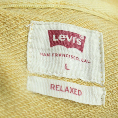 Levi's Men's Yellow Relaxed Fit Pullover Hoodie Size L