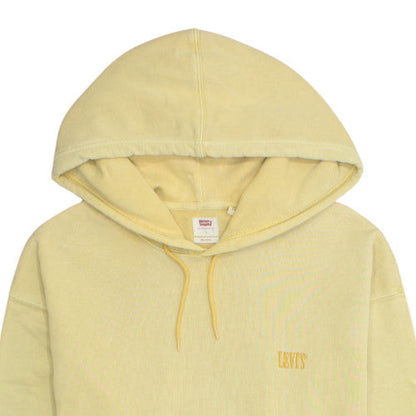 Levi's Men's Yellow Relaxed Fit Pullover Hoodie Size L