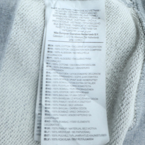 Tommy Hilfiger Men’s White Striped Full Zip Hoodie Medium