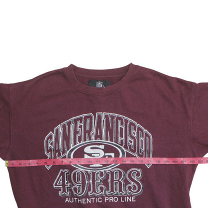 NFL San Francisco 49ers Men's Burgundy Graphic Sweatshirt M