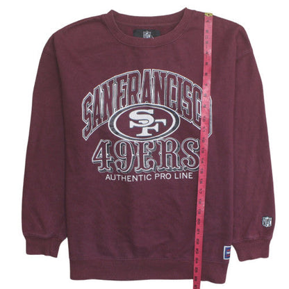 NFL San Francisco 49ers Men's Burgundy Graphic Sweatshirt M