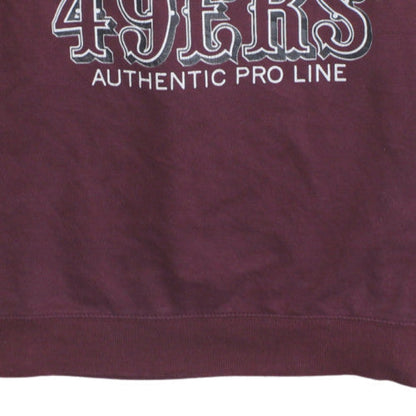NFL San Francisco 49ers Men's Burgundy Graphic Sweatshirt M