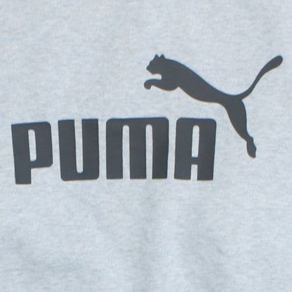 Puma Womens Grey Logo Crew Neck Pullover Sweatshirt XXL