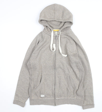 Easy Premium Clothing Men's Grey Full Zip Hoodie Medium