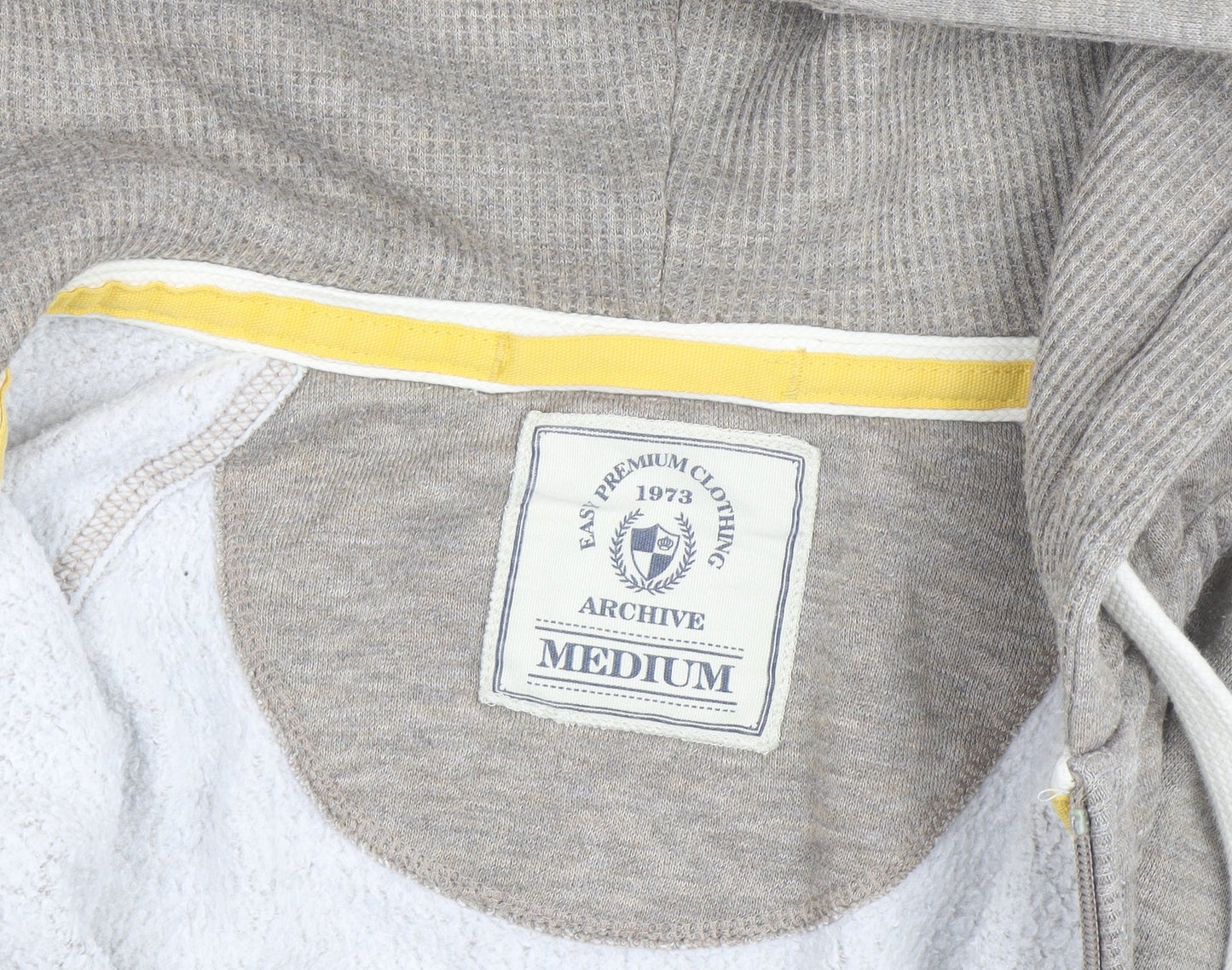 Easy Premium Clothing Men's Grey Full Zip Hoodie Medium