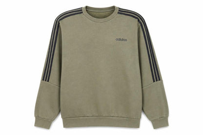 Adidas Men's Green Pullover Sweatshirt Medium Crew Neck