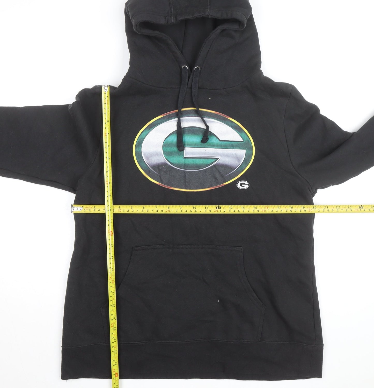 Fanatics Men's Black XL Pullover Hoodie with Sports Logo
