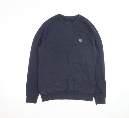 Henri Lloyd Men's Blue Regular Fit Cotton Crew Neck Sweatshirt Size S