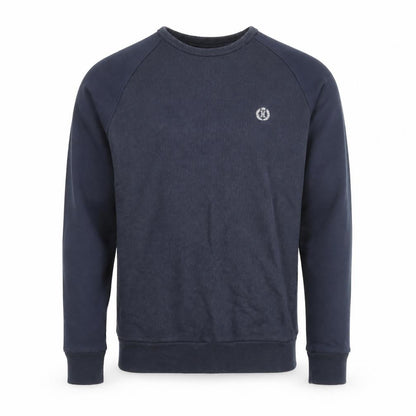 Henri Lloyd Men's Blue Regular Fit Cotton Crew Neck Sweatshirt Size S