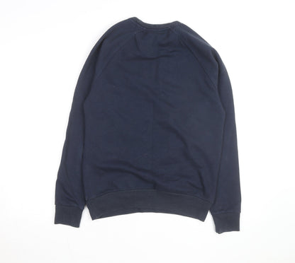 Henri Lloyd Men's Blue Regular Fit Cotton Crew Neck Sweatshirt Size S
