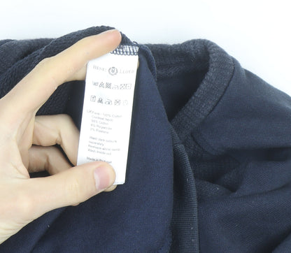 Henri Lloyd Men's Blue Regular Fit Cotton Crew Neck Sweatshirt Size S