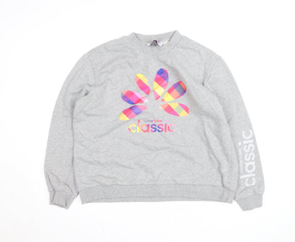 Mother's Day Classic Unisex Grey Logo Pullover Sweatshirt L