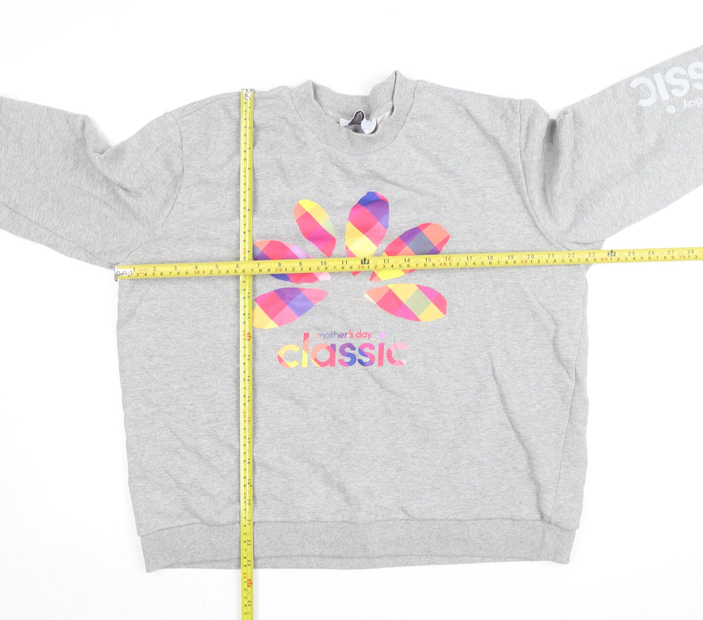 Mother's Day Classic Unisex Grey Logo Pullover Sweatshirt L