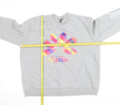 Mother's Day Classic Unisex Grey Logo Pullover Sweatshirt L