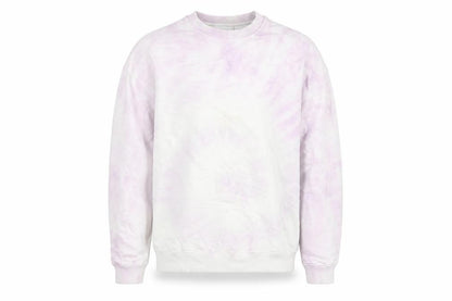 ASOS DESIGN Men's Pink Tie Dye Crew Neck Sweatshirt XS