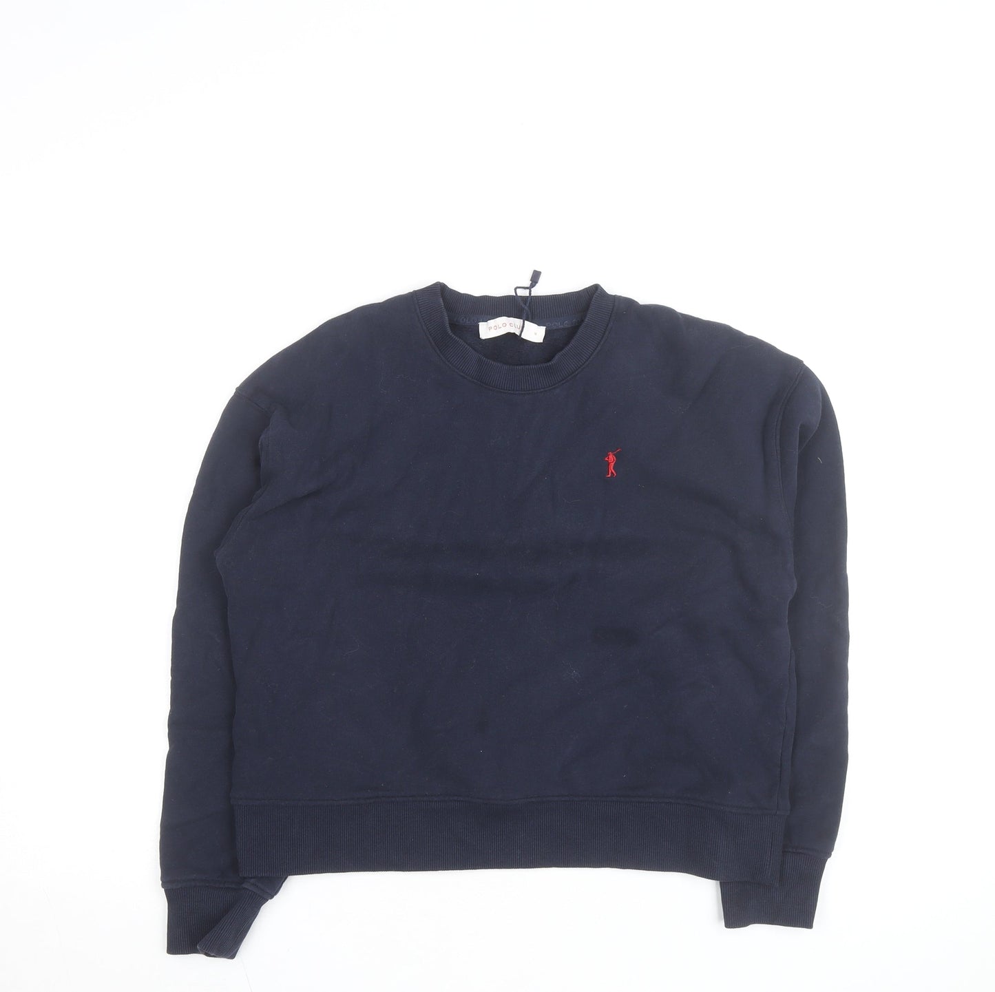 Polo Club Men's Blue Crew Neck Pullover Sweatshirt M