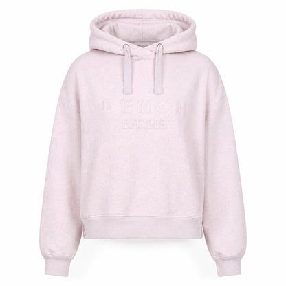 Bench Womens Pink Hoodie Size 10 Pullover Cotton Blend Casual