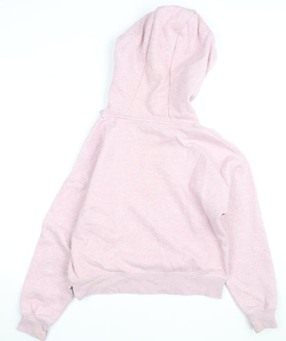 Bench Womens Pink Hoodie Size 10 Pullover Cotton Blend Casual