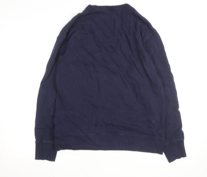 Uniqlo Keith Haring Men Blue Medium Pullover Sweatshirt