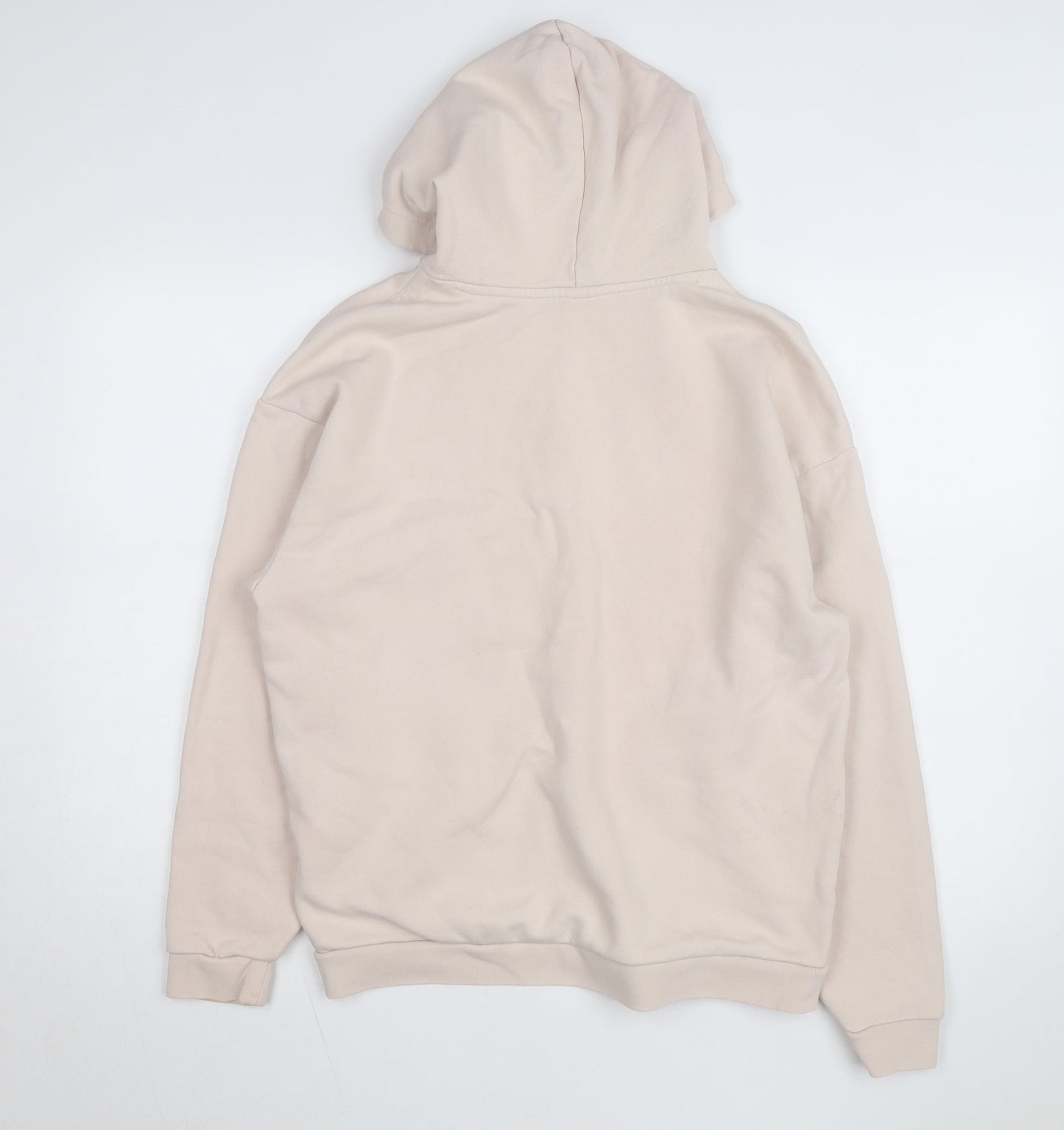 Slazenger Womens Beige Full Zip Hoodie Size 8 Cotton Blend