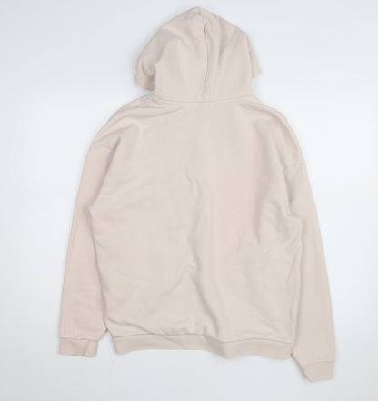 Slazenger Womens Beige Full Zip Hoodie Size 8 Cotton Blend