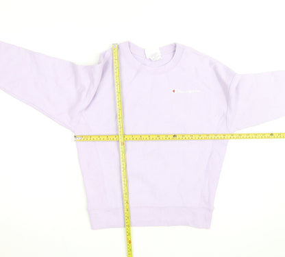 Champion Unisex Adults Purple XS Pullover Crew Neck Sweatshirt