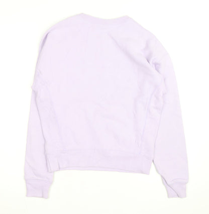 Champion Unisex Adults Purple XS Pullover Crew Neck Sweatshirt
