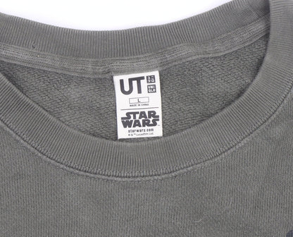 Uniqlo Men’s Green Chewie Star Wars Graphic Pullover Sweatshirt L