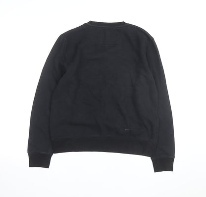Calvin Klein Jeans Men's Black M Logo Pullover Sweatshirt