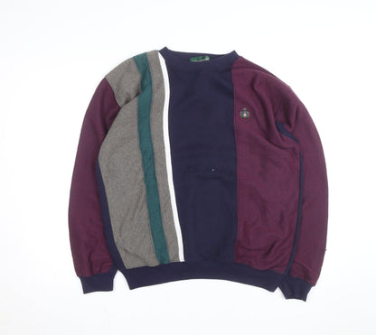 Knights of Round Table Men's Multicoloured Crew Neck Sweatshirt M Retro Style