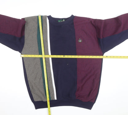 Knights of Round Table Men's Multicoloured Crew Neck Sweatshirt M Retro Style