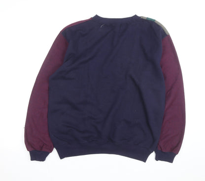 Knights of Round Table Men's Multicoloured Crew Neck Sweatshirt M Retro Style