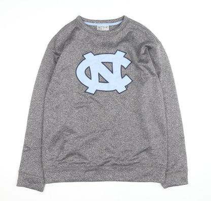Majestic Section 101 Mens Grey Crew Neck Pullover Sweatshirt M