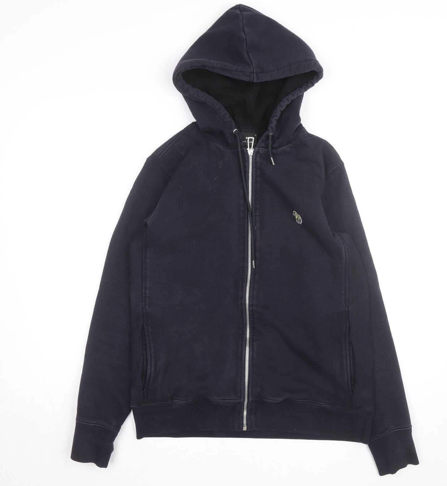 Paul Smith Men’s Blue Full Zip Hoodie Small Cotton Sweatshirt