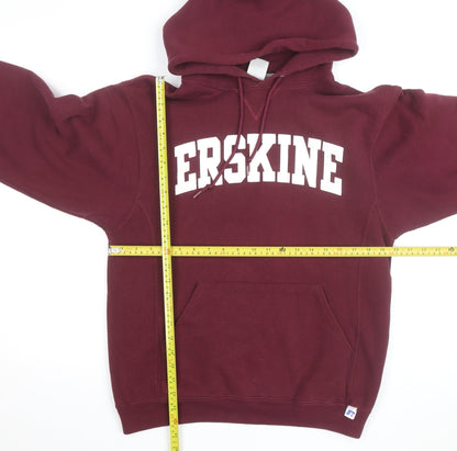 Russell Athletic Mens Red Pullover Hoodie M University Sports Fleece