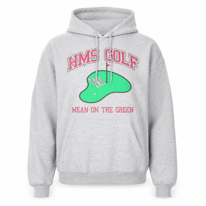 Jerzees Mens Grey Pullover Hoodie M Graphic Golf Sportswear